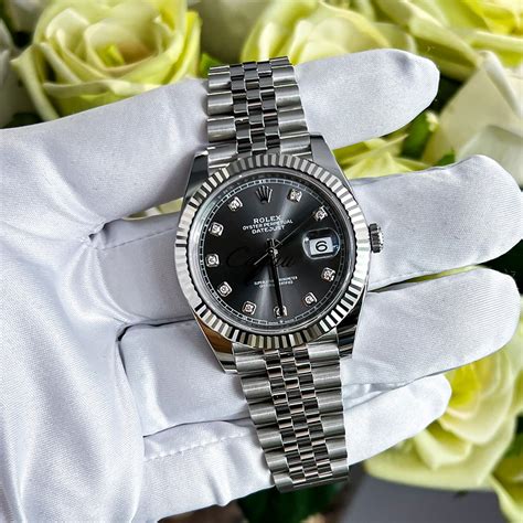 rolex datejust diamond 41|Rolex Datejust 41 diamond numbers.